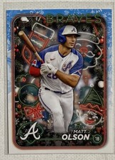2024 Topps Holiday Baseball Matt Olson Card #H146 Complete Your Set! ⚾️