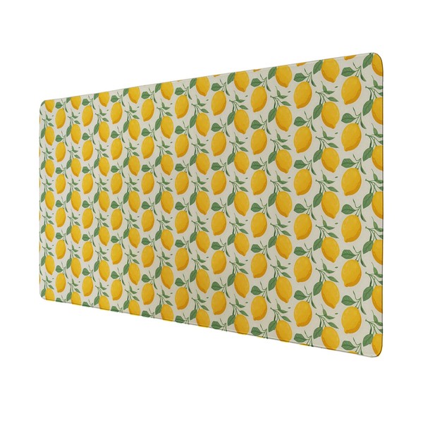 Zitronen Schreibtischunterlage 69X31Cm XXL Mauspad-image