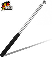 Teleskop Fahnenstange Edelstahl 1,6m Flaggenmast Teleskopschlagstock Camping Aus