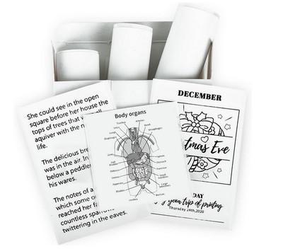 Memoking T02/Q02E/M02L Milchweiß Selbstklebendes Thermopapier - Aufkleberpapier