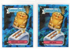 2021 Topps Garbage Pail Kids GPK Sapphire 143a Melba Toast & 143b Hy Rye