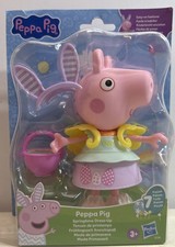 Peppa Pig Springtime Dress-Up Figure with 6 Easy-On Fashion Accessories NEW