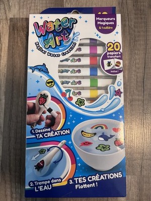 Neu! Water Art Magical water Creations- 12 Stifte/Löffel/sticker