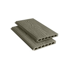 Tuda Grass 1.8m WPC Composite Tongue & Groove Woodgrain Fencing Boards Garden
