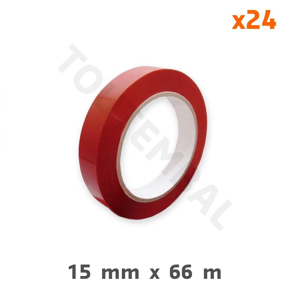 Ruban adhésif de fermeture colis lourd 15mm x 66m scotch industriel emballage lot 24