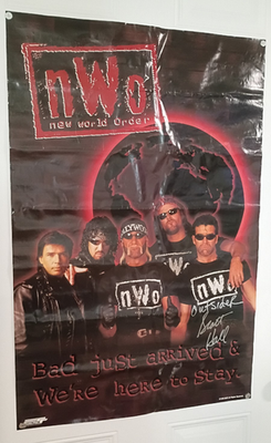 WWE/WCW NWO VINTAGE POSTER 1996 SCOTT HALL KEVIN NASH XPAC