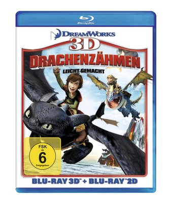 DreamWorks Drachenzähmen leicht gemacht 3D + 2D Blu-Ray Animationsfilm