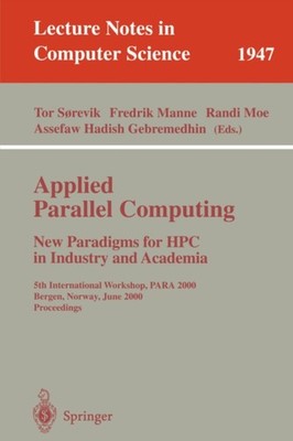 Sorevik - Applied Parallel Computing. New Paradigms for HPC in Industr - X555z