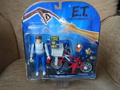 E.T. ET The Extra-Terrestrial interactive Elliott with Bicycle 2001 ungeöffnet