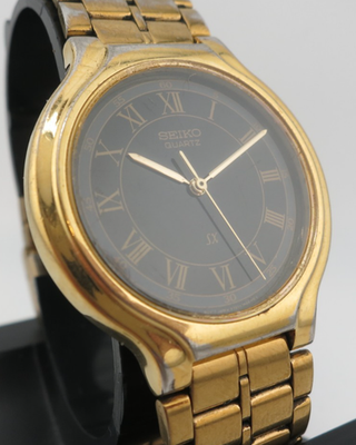 Vintage Seiko SX Gold-Tone Quartz Dress Watch - V701-8K88 / V701