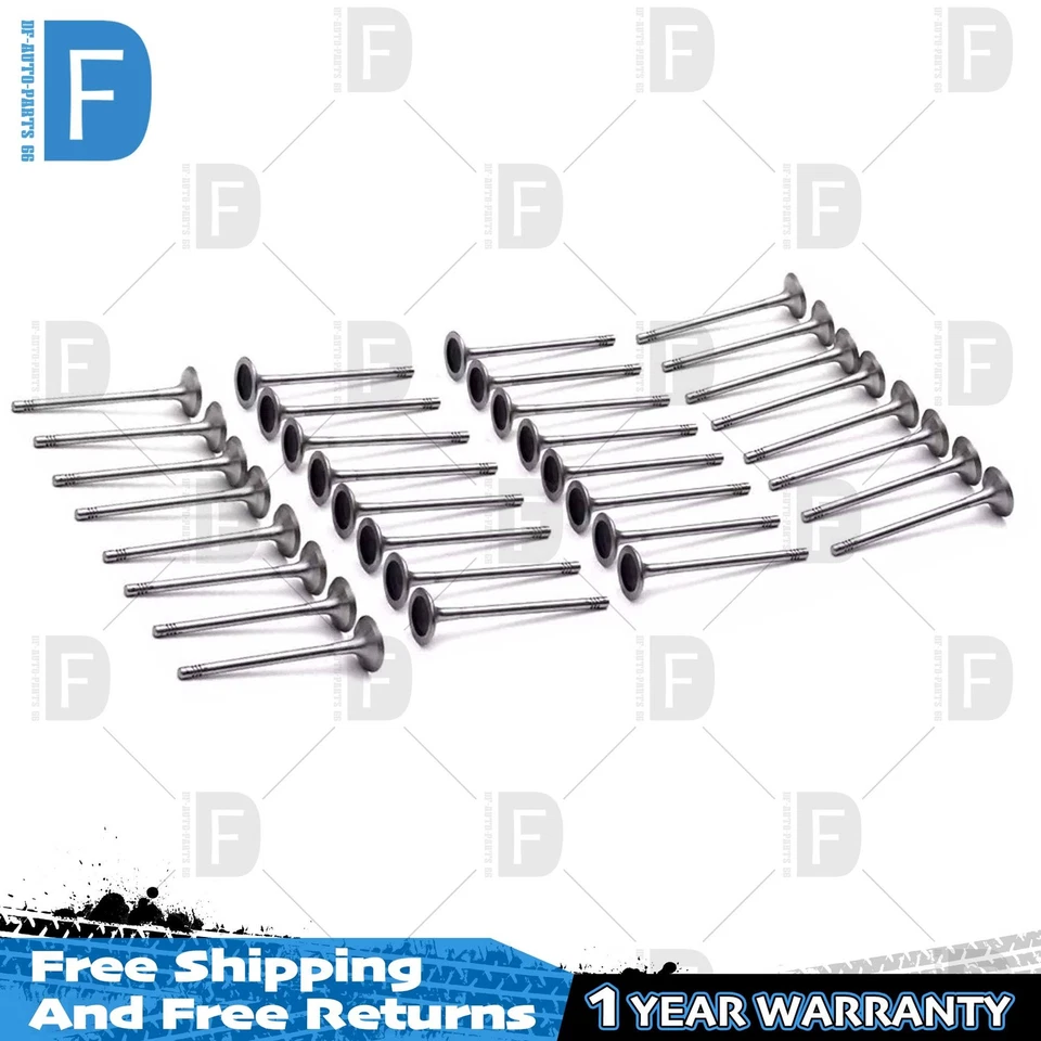 Juego de 32 válvulas de entrada y salida para BMW X5 X6 750i F06 N63N F12 F13 S63N 4,4 4,0 L Foto 2 de 4