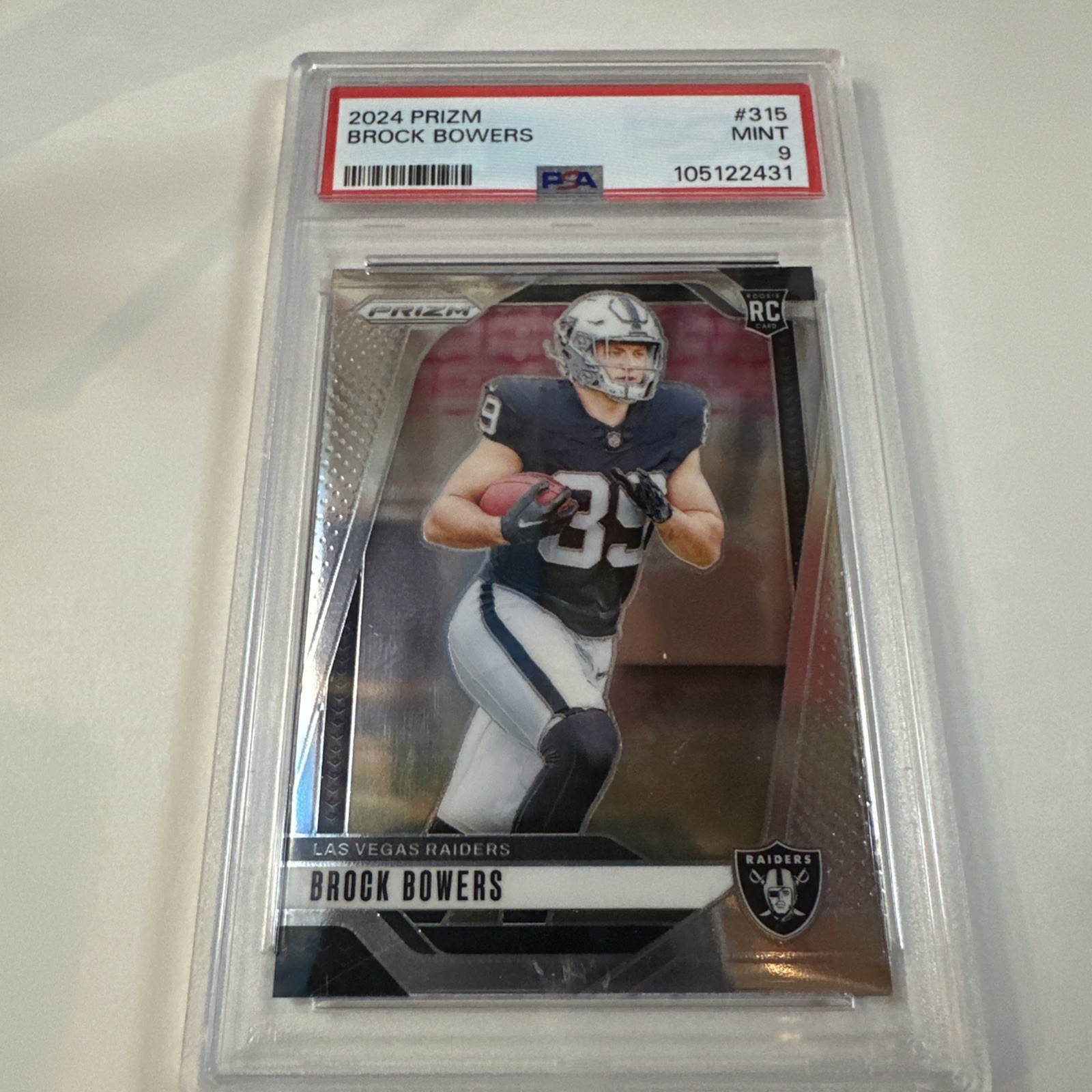 2024 Panini Prizm - Rookies Brock Bowers #315 Prizm