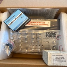 Pacific Fast Mail Sound System 2 w/paperwork, PFM-07 Speaker Filter, Cassettes