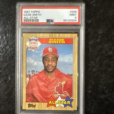 1987 Topps - All-Star Ozzie Smith #598 PSA