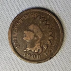 1900 Indian Head One Cent Penny #AB600