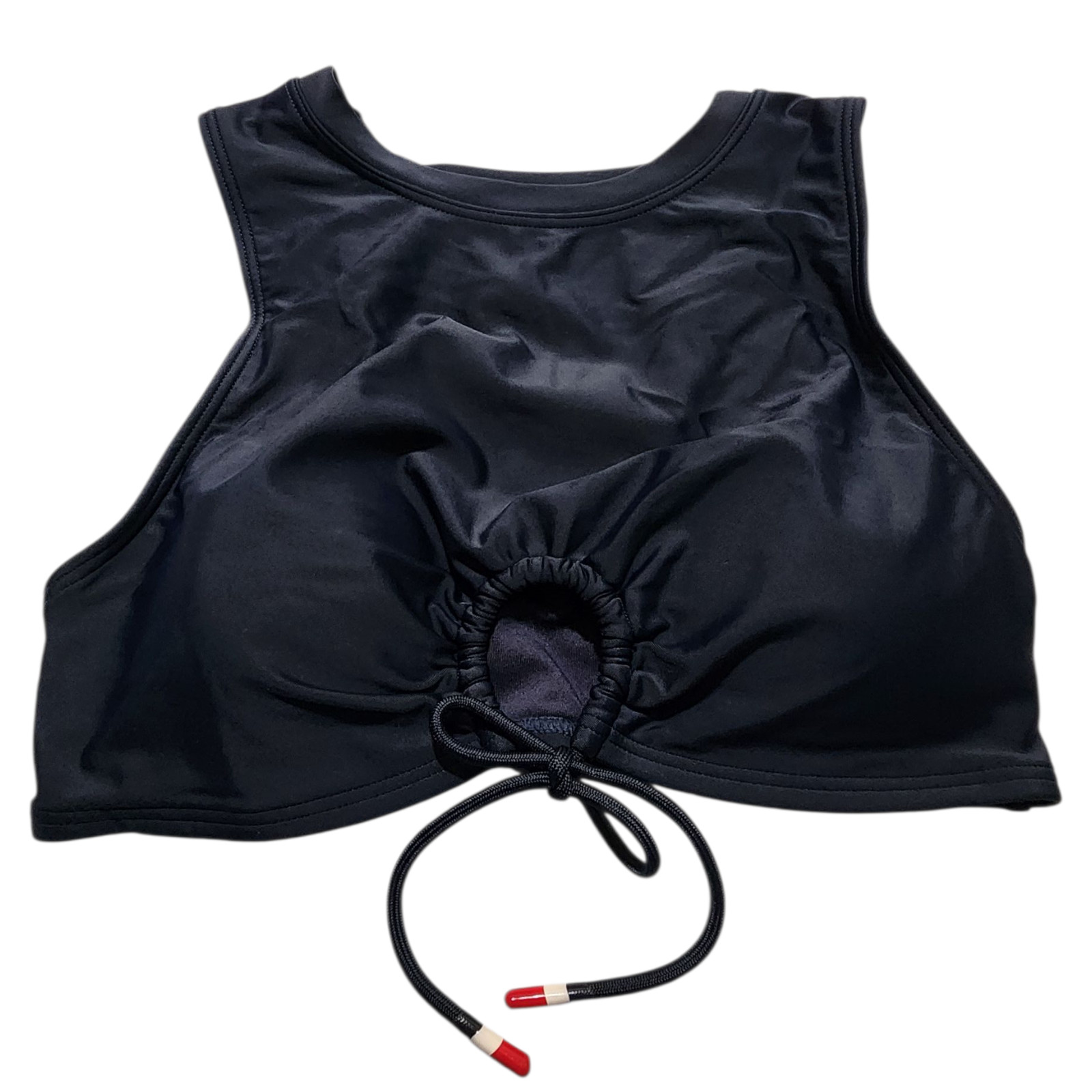 Tommy Hilfiger Women's Padded Tank Top & bikini Bottom swimsuit navy Size Small thumbnail 2