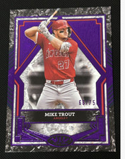 2025 Topps Tier One Mike Trout /75 Angels MLB