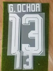 Ochoa  2026 Mexico Third Player Size Nameset Name Number ID Print
