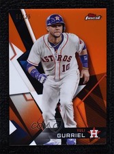 2018 Topps Finest Orange Refractor 8/25 Yuli Gurriel #43 4at