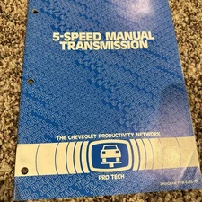1985 Chevrolet Pro Tech 5 Speed Manual Transmission Factory Manual 