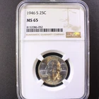 1946 S Quarter MS65 By NGC