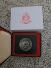 1972 Canada $5 Silver Dollar Proof Coin In Original Case Royal Canadian Mint