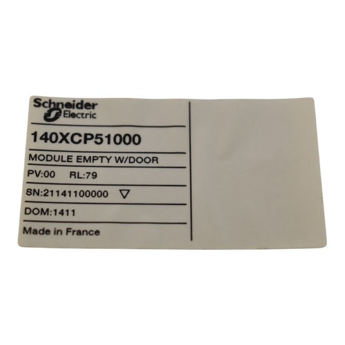 Schneider Electric 140XCP51000 Modicon Quantum - dummy module with ...