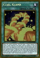 Cubic Karma - Gold Rare 1st Edition MVP1-ENG41 - LP - YuGiOh