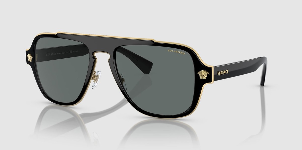Versace 2199 Medusa Charm Sunglasses - Black for sale online | eBay