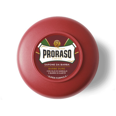 Proraso Red Line Shaving Soap   Sandalwood & Shea Butter 150ml