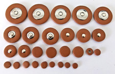 Lot of 28 Saxophone Pads Various Sizes w/Metal Resonators Ships from USA
