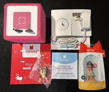 Pink Toniesbox Starter Set Kids Audio Songs With Extra Tonies Figure Open Box