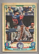 2019 Gypsy Queen Baseball Players Weekend GQ Logo Swap #41 Mookie Betts VAR SSP