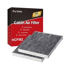 Puroma 2 Pack Cabin Air Filter with Activated Charcoal Layer Replacement for ...