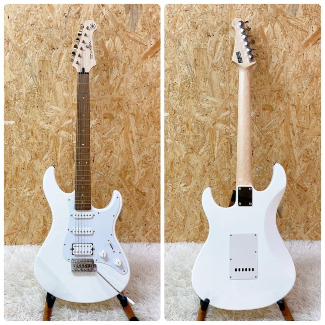 YAMAHA PACIFICA012 ホワイト Yamaha PACIFICA PAC012 White Dinky type Electric Guitar Used