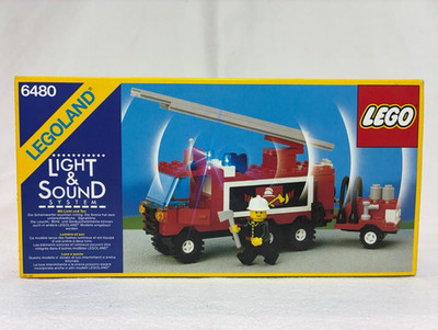 LEGO LEGOLAND 6480 Hook And Ladder Truck Light  in OVP und versiegelt (MISB)