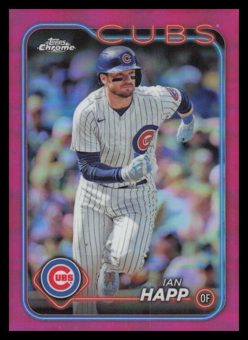 2024 Topps Chrome Pink Refractors #184 Ian Happ