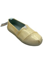 TOMS Kid's Girl's Alpargata Loafer White Confetti Coated Glitter