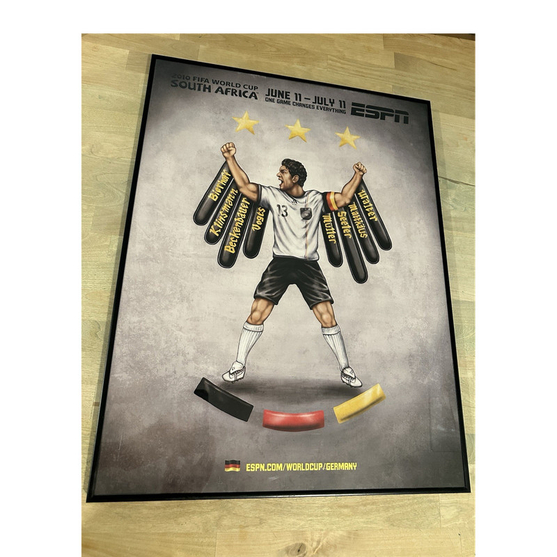ESPN FIFA World Cup 2010 South Africa Germany Original Poster