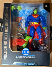 Superman & Krypto 7  Return Of Superman DC McFarlane Platinum Edition Collectors