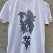 2013 Chelsea Wolfe Blue Eyes Pain Is Beauty Tour Merch White T Shirt BL1193