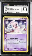 Pokémon TCG CGC 6.5 Mew Holo Secret Rare EX Holon Phantoms 111/110 2006 on eBay