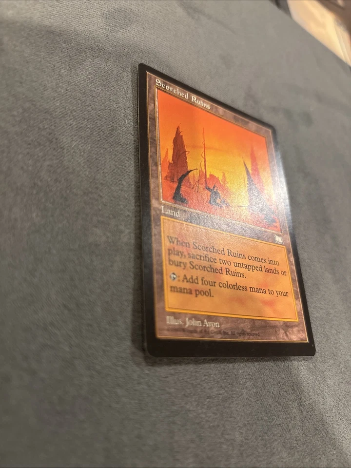 Scorched Ruins Weatherlight - Magic (MTG) - LP- Regular Rare Card - Image 4 of 4