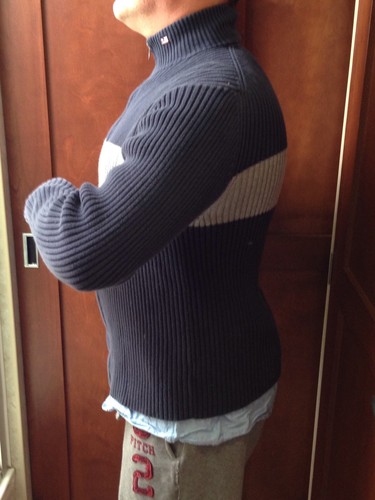 POLO JEANS CO. RALPH LAUREN  MENS XL BLUE/GRAY ZIP UP SWEATER - Bild 3 von 6