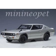 AUTOart 77471 NISSAN SKYLINE GT-R KPGC110 1/18 MODEL CAR SILVER 