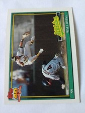 1991 Topps #455 Walt Weiss Oakland Athletics Baseball Card