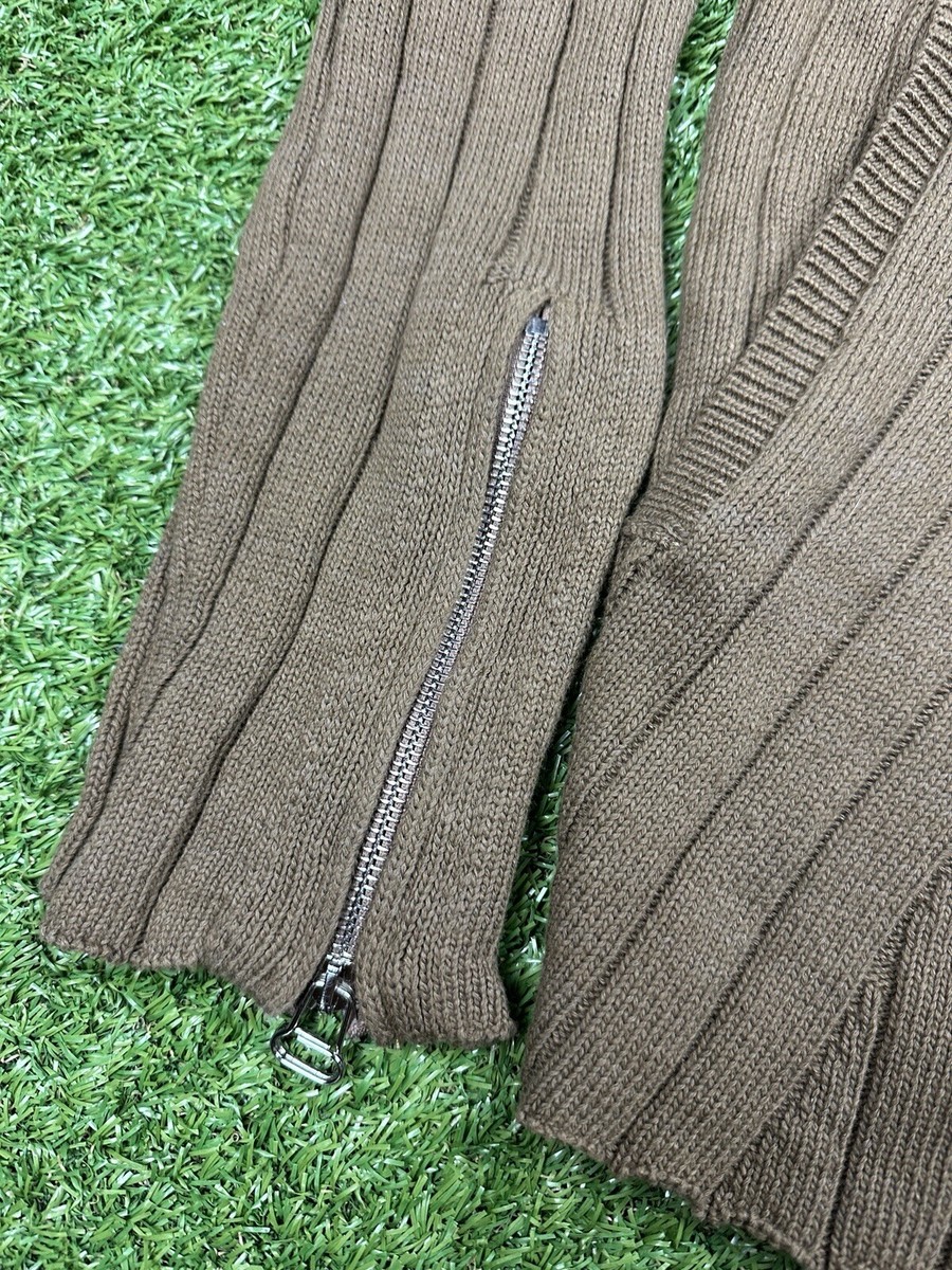 Kiko Kostadinov Harkman Knit Zip Cardigan in Brown size IT Kiko Kostadinov Harkman Knit Zip Cardigan in Brown size IT