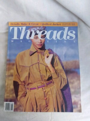 Threads Magazine August/September 1991 Details Make it Great Quilted Jacket