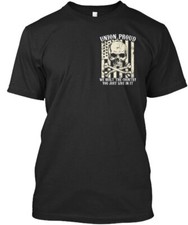 Union T-Shirt Made in the USA Size S to 5XL