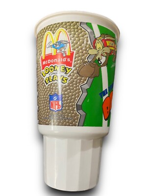 McDonald's 1995 NFL ''Looney Tunes'' Cup Drew Bledsoe Wile E. Coyote